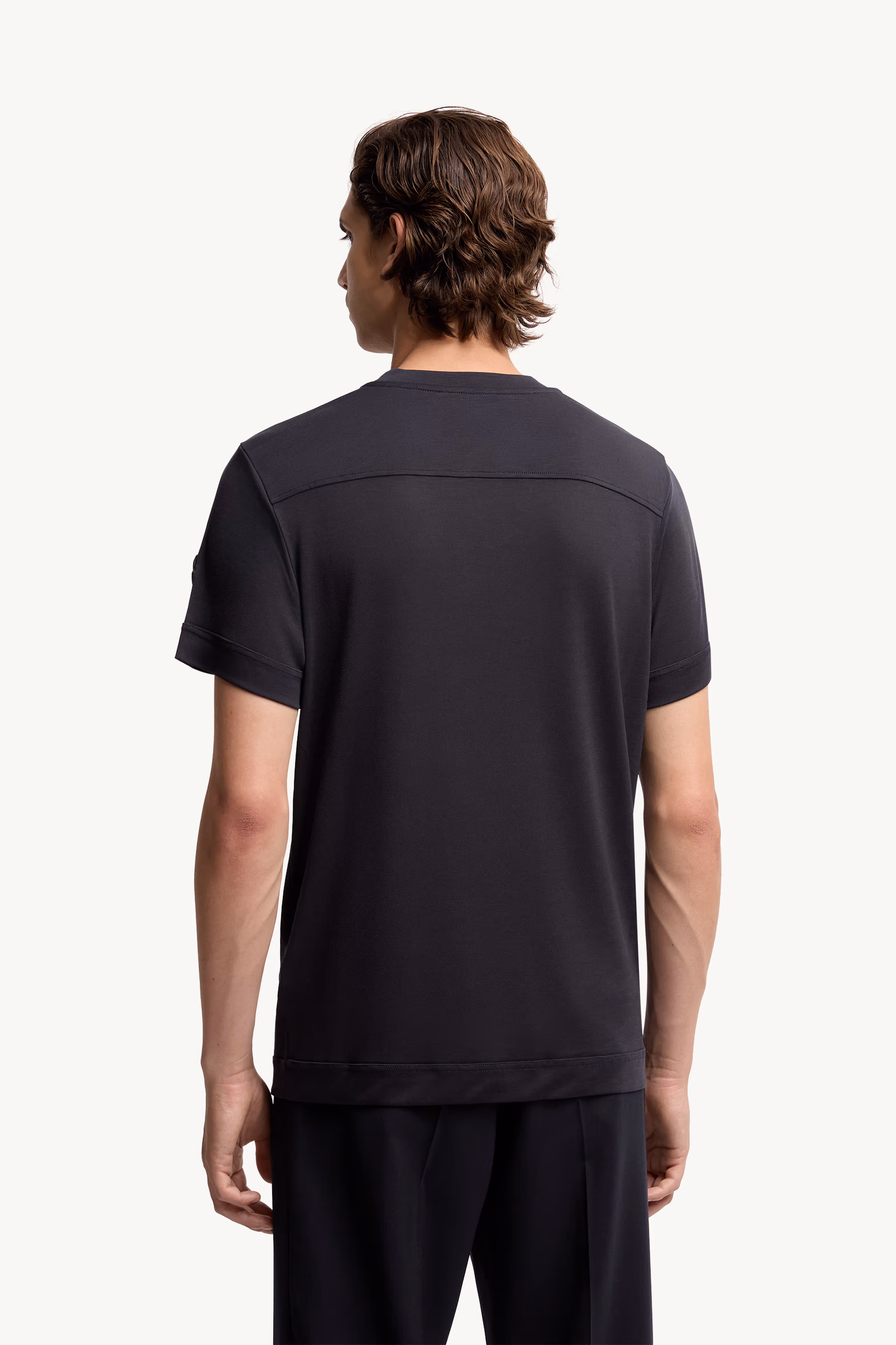 Logo T-Shirt Men Navy Blue Moncler 5